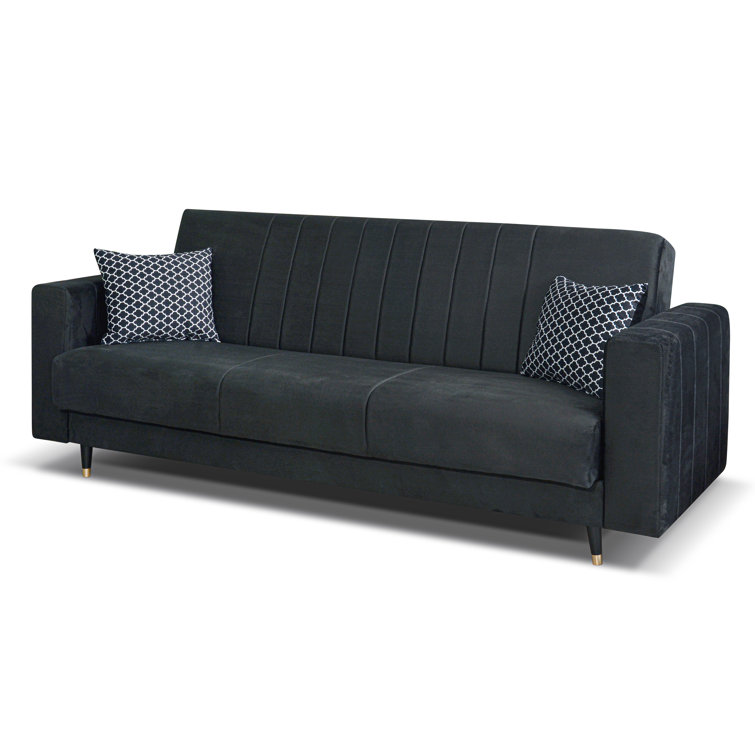 Fairmont Park Rukunayake 3 Seater Upholstered Reclining Sofa Bed Wayfair.co.uk